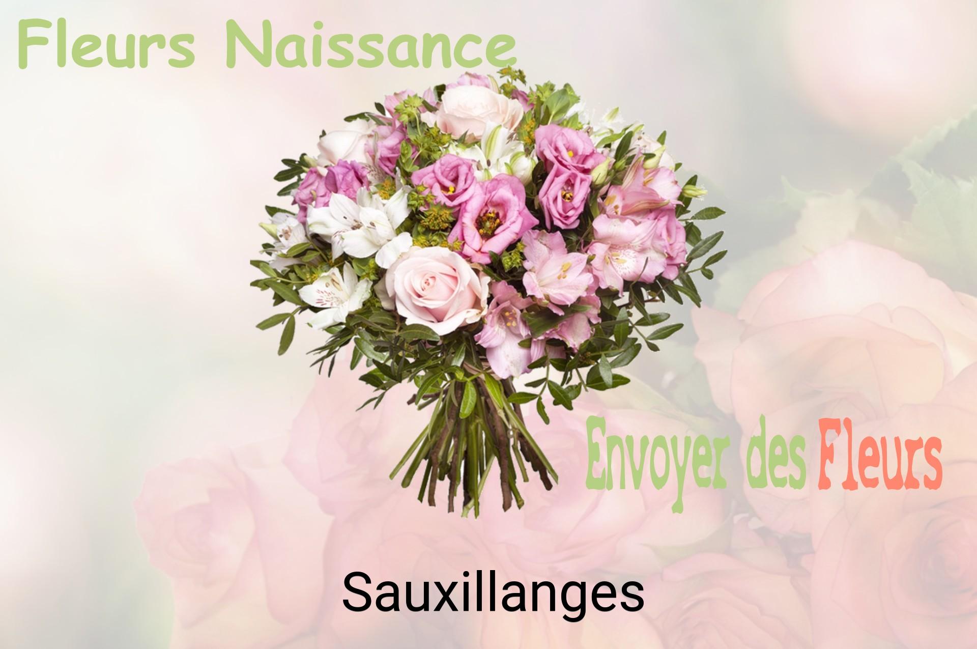 Bouquet de fleurs de naissance livré à Sauxillanges